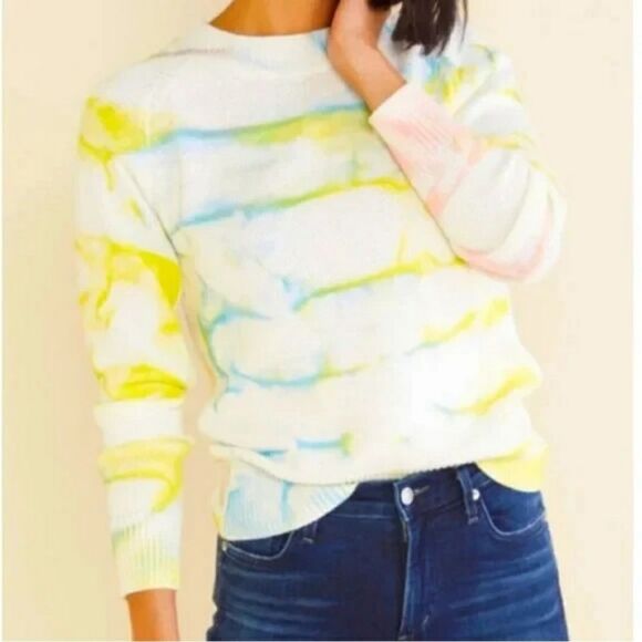 John + Jenn Tie-Dye Cotton Sweater Sz M - Picture 1 of 6